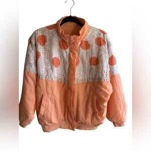 Vintage Aviat Sportif Women's Floral Full Zip Jacket